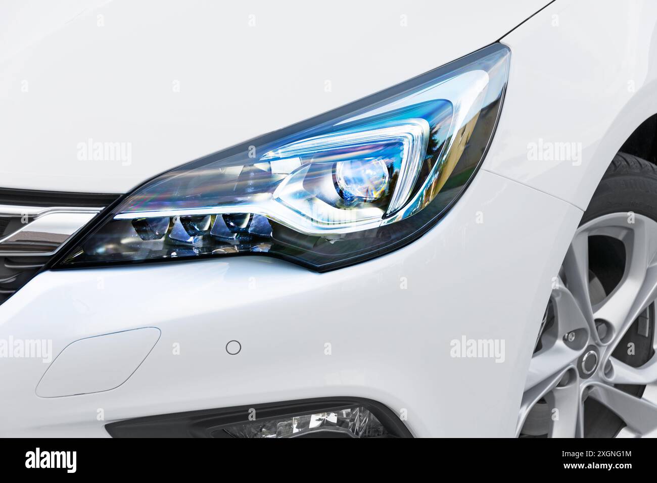 Système d'éclairage LED de voiture moderne Banque D'Images