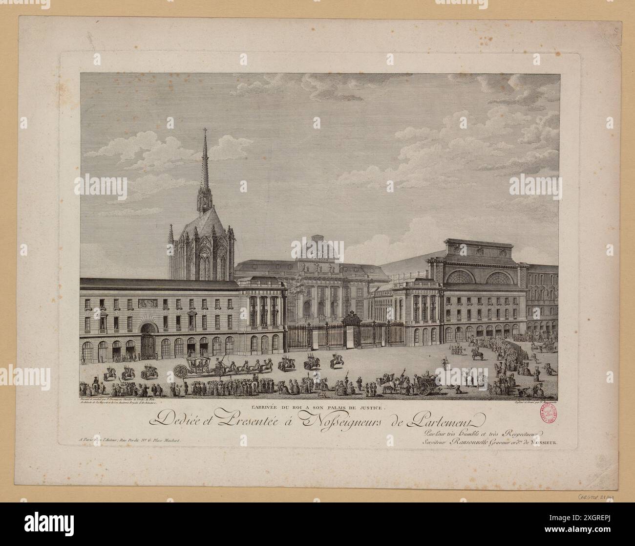 Ransonnette, Pierre Nicolas Banque D'Images