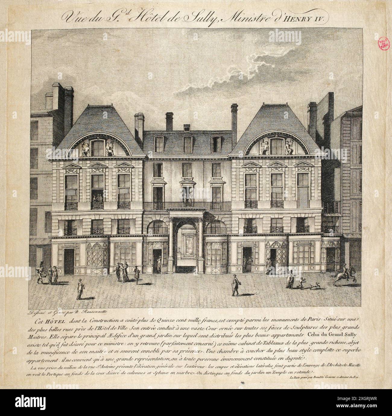 Ransonnette, Pierre Nicolas (GRA Banque D'Images