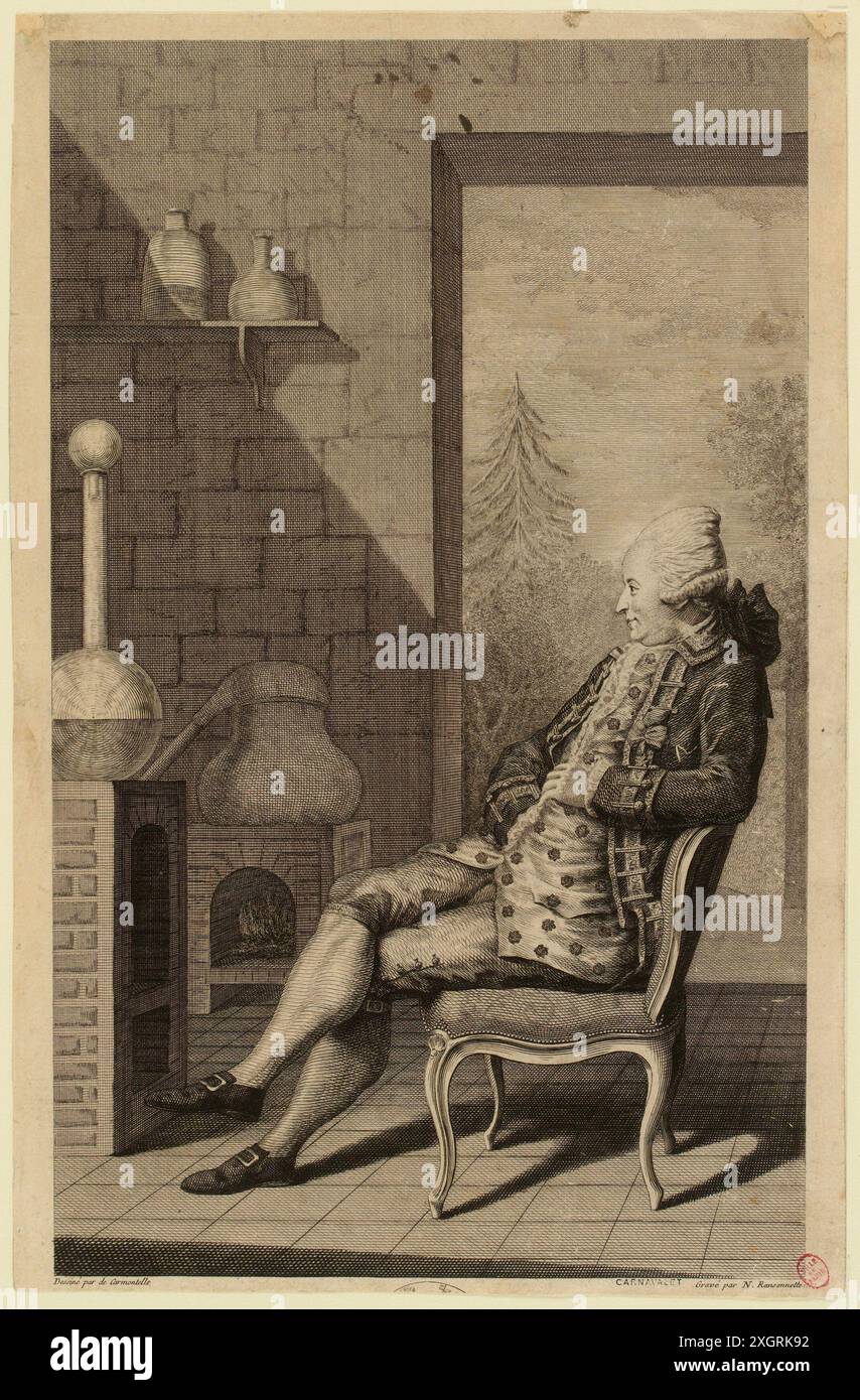 Ransonnette, Pierre Nicolas Banque D'Images