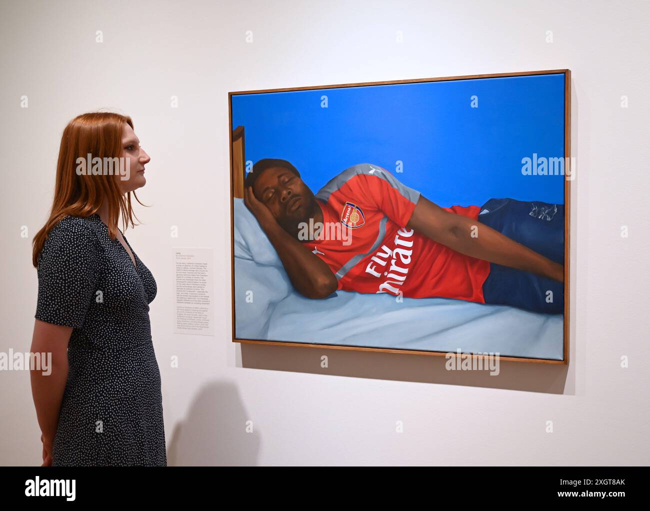 Antony Williams a annoncé comme gagnant du Herbert Smith Freehills Portrait Award 2024 le célèbre concours de peinture de la National Portrait Gallery revient pour sa quarante-deuxième année grâce au soutien du nouveau commanditaire principal, Herbert Smith Freehills. Rebecca Orcutt remporte le Young Artist Award pour son autoportrait Before It’s Ruined (or an Unalized Mean Side). L'exposition est gratuite du 11 juillet au 27 octobre 2024. Banque D'Images