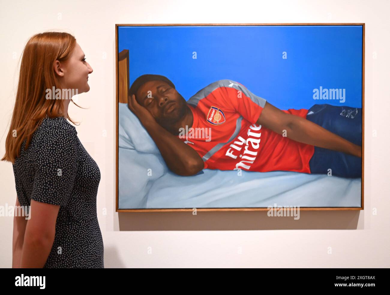 Antony Williams a annoncé comme gagnant du Herbert Smith Freehills Portrait Award 2024 le célèbre concours de peinture de la National Portrait Gallery revient pour sa quarante-deuxième année grâce au soutien du nouveau commanditaire principal, Herbert Smith Freehills. Rebecca Orcutt remporte le Young Artist Award pour son autoportrait Before It’s Ruined (or an Unalized Mean Side). L'exposition est gratuite du 11 juillet au 27 octobre 2024. Banque D'Images