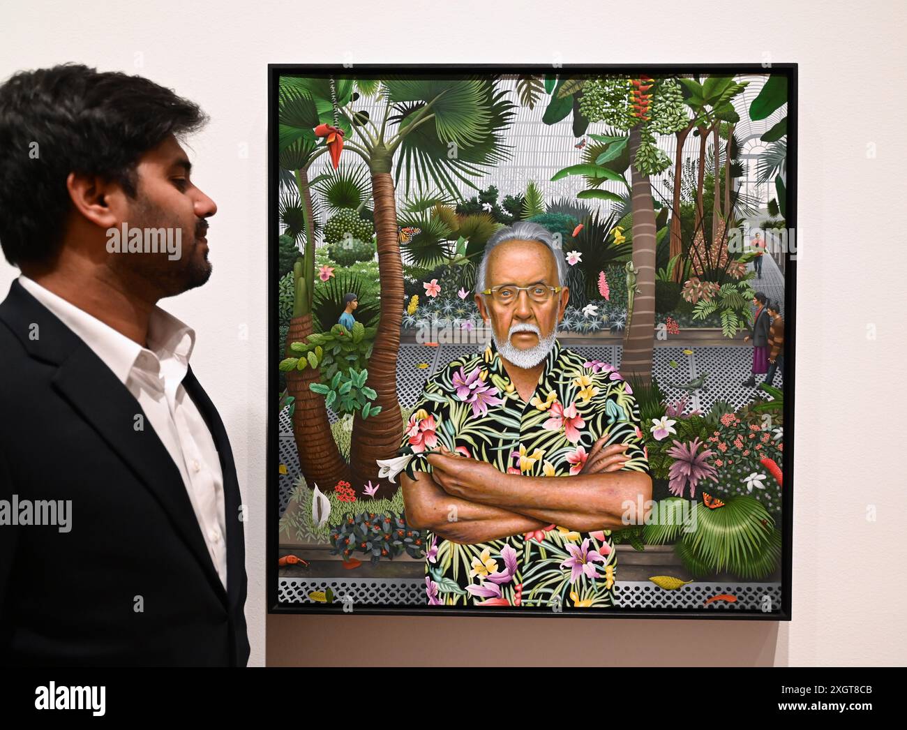 Antony Williams a annoncé comme gagnant du Herbert Smith Freehills Portrait Award 2024 le célèbre concours de peinture de la National Portrait Gallery revient pour sa quarante-deuxième année grâce au soutien du nouveau commanditaire principal, Herbert Smith Freehills. Rebecca Orcutt remporte le Young Artist Award pour son autoportrait Before It’s Ruined (or an Unalized Mean Side). L'exposition est gratuite du 11 juillet au 27 octobre 2024. Banque D'Images