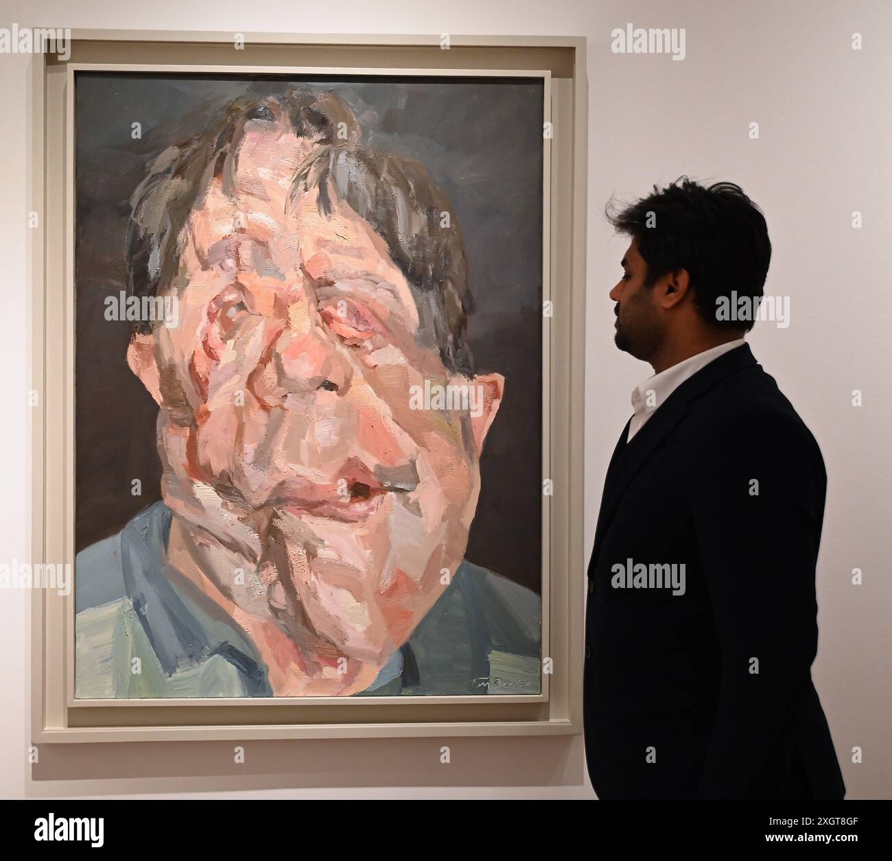 Antony Williams a annoncé comme gagnant du Herbert Smith Freehills Portrait Award 2024 le célèbre concours de peinture de la National Portrait Gallery revient pour sa quarante-deuxième année grâce au soutien du nouveau commanditaire principal, Herbert Smith Freehills. Rebecca Orcutt remporte le Young Artist Award pour son autoportrait Before It’s Ruined (or an Unalized Mean Side). L'exposition est gratuite du 11 juillet au 27 octobre 2024. Banque D'Images