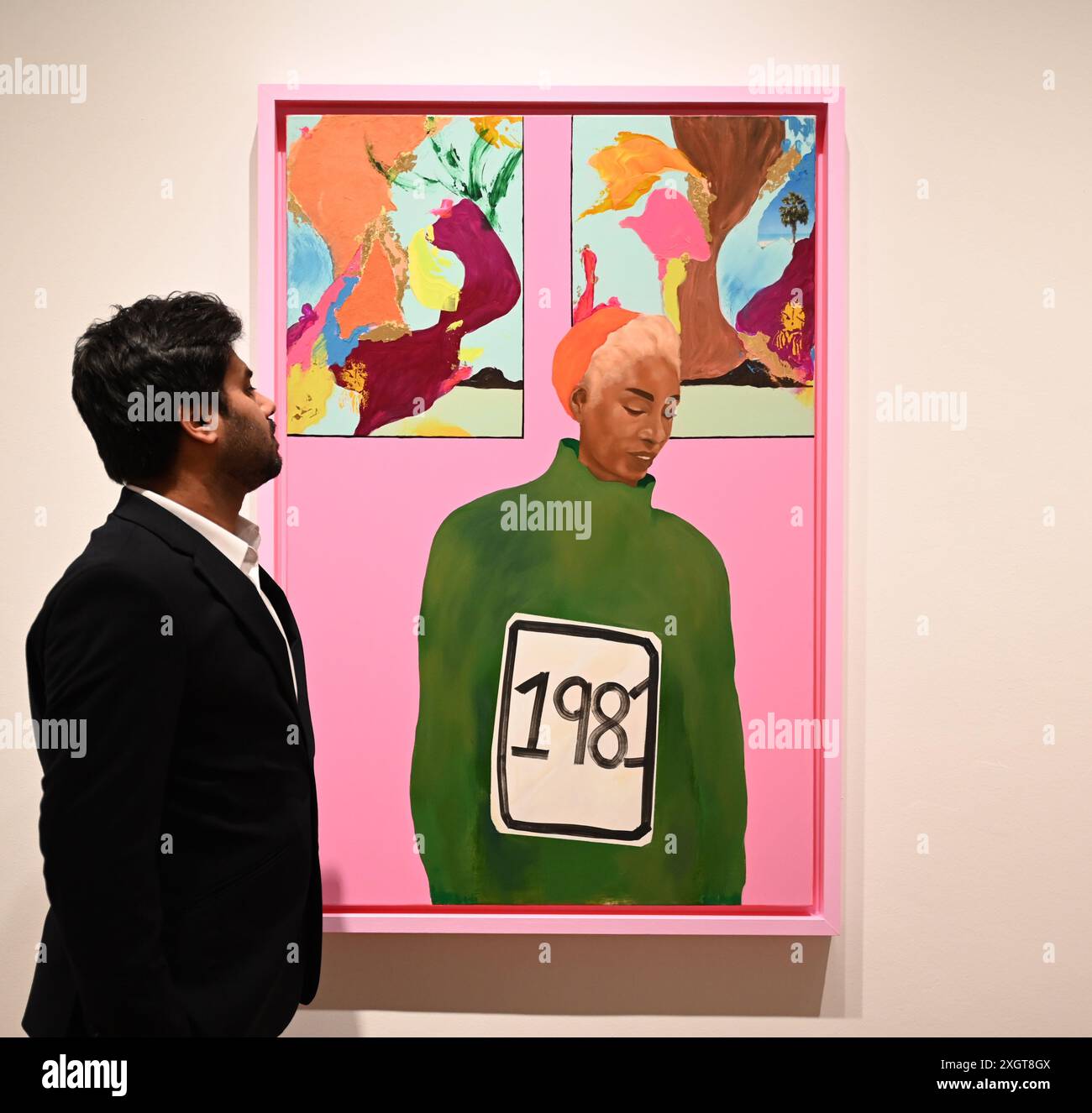 Antony Williams a annoncé comme gagnant du Herbert Smith Freehills Portrait Award 2024 le célèbre concours de peinture de la National Portrait Gallery revient pour sa quarante-deuxième année grâce au soutien du nouveau commanditaire principal, Herbert Smith Freehills. Rebecca Orcutt remporte le Young Artist Award pour son autoportrait Before It’s Ruined (or an Unalized Mean Side). L'exposition est gratuite du 11 juillet au 27 octobre 2024. Banque D'Images