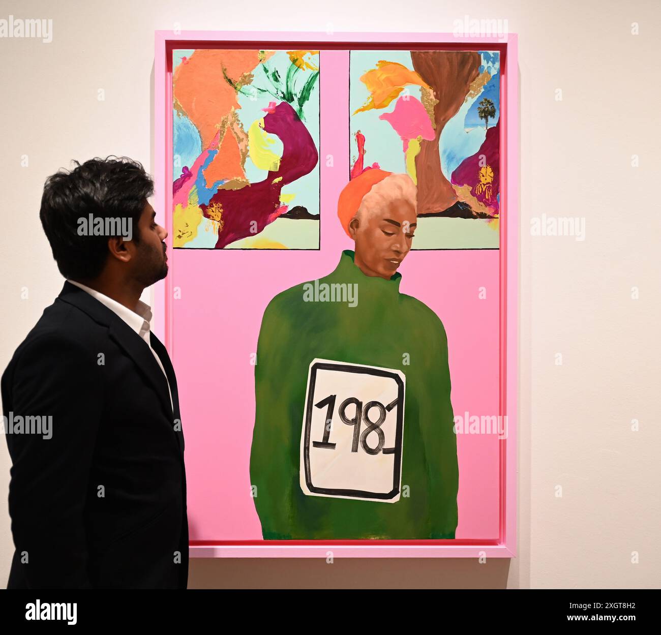 Antony Williams a annoncé comme gagnant du Herbert Smith Freehills Portrait Award 2024 le célèbre concours de peinture de la National Portrait Gallery revient pour sa quarante-deuxième année grâce au soutien du nouveau commanditaire principal, Herbert Smith Freehills. Rebecca Orcutt remporte le Young Artist Award pour son autoportrait Before It’s Ruined (or an Unalized Mean Side). L'exposition est gratuite du 11 juillet au 27 octobre 2024. Banque D'Images