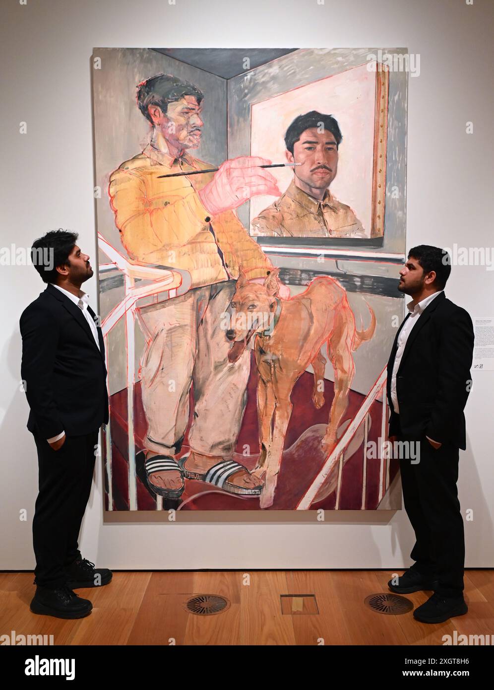 Antony Williams a annoncé comme gagnant du Herbert Smith Freehills Portrait Award 2024 le célèbre concours de peinture de la National Portrait Gallery revient pour sa quarante-deuxième année grâce au soutien du nouveau commanditaire principal, Herbert Smith Freehills. Rebecca Orcutt remporte le Young Artist Award pour son autoportrait Before It’s Ruined (or an Unalized Mean Side). L'exposition est gratuite du 11 juillet au 27 octobre 2024. Banque D'Images