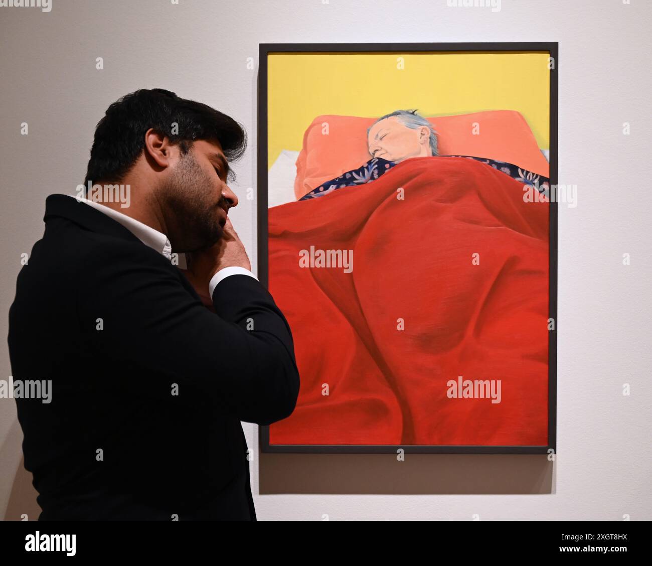 Antony Williams a annoncé comme gagnant du Herbert Smith Freehills Portrait Award 2024 le célèbre concours de peinture de la National Portrait Gallery revient pour sa quarante-deuxième année grâce au soutien du nouveau commanditaire principal, Herbert Smith Freehills. Rebecca Orcutt remporte le Young Artist Award pour son autoportrait Before It’s Ruined (or an Unalized Mean Side). L'exposition est gratuite du 11 juillet au 27 octobre 2024. Banque D'Images