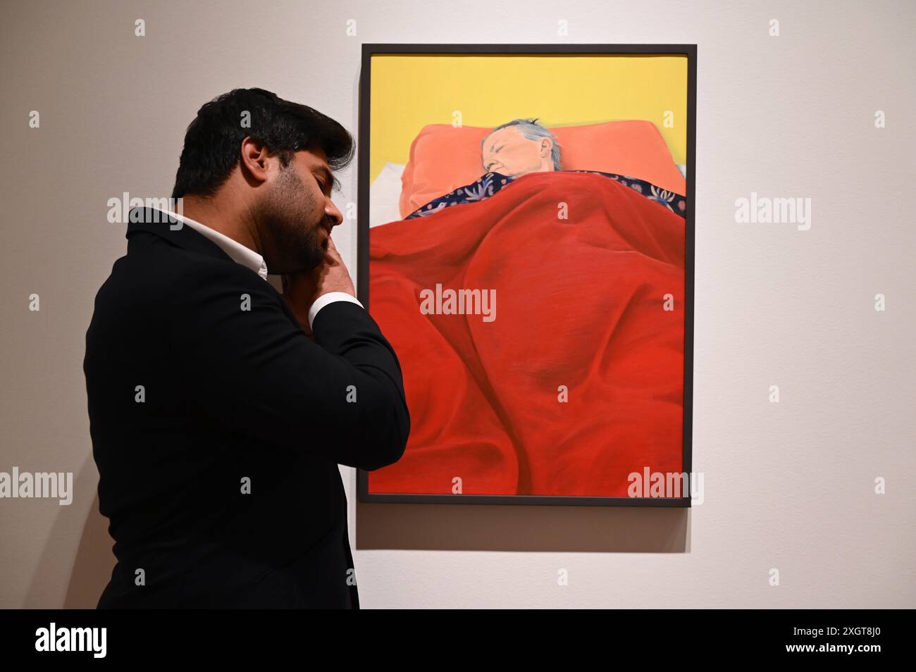 Antony Williams a annoncé comme gagnant du Herbert Smith Freehills Portrait Award 2024 le célèbre concours de peinture de la National Portrait Gallery revient pour sa quarante-deuxième année grâce au soutien du nouveau commanditaire principal, Herbert Smith Freehills. Rebecca Orcutt remporte le Young Artist Award pour son autoportrait Before It’s Ruined (or an Unalized Mean Side). L'exposition est gratuite du 11 juillet au 27 octobre 2024. Banque D'Images