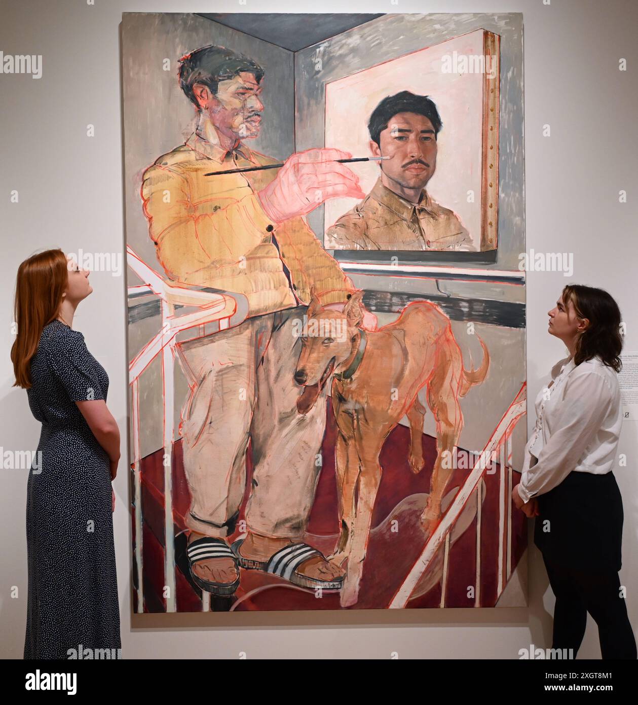 Antony Williams a annoncé comme gagnant du Herbert Smith Freehills Portrait Award 2024 le célèbre concours de peinture de la National Portrait Gallery revient pour sa quarante-deuxième année grâce au soutien du nouveau commanditaire principal, Herbert Smith Freehills. Rebecca Orcutt remporte le Young Artist Award pour son autoportrait Before It’s Ruined (or an Unalized Mean Side). L'exposition est gratuite du 11 juillet au 27 octobre 2024. Banque D'Images