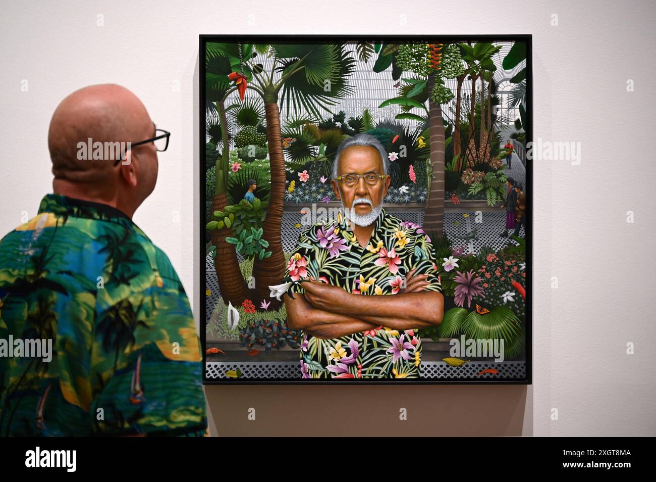 Antony Williams a annoncé comme gagnant du Herbert Smith Freehills Portrait Award 2024 le célèbre concours de peinture de la National Portrait Gallery revient pour sa quarante-deuxième année grâce au soutien du nouveau commanditaire principal, Herbert Smith Freehills. Rebecca Orcutt remporte le Young Artist Award pour son autoportrait Before It’s Ruined (or an Unalized Mean Side). L'exposition est gratuite du 11 juillet au 27 octobre 2024. Banque D'Images