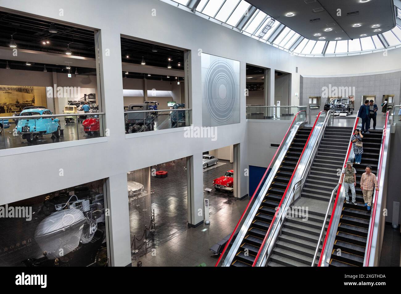 Japon, île de Honshu, Chubu, Aichi, Nagoya, le Toyota automobile Museum, collection du fondateur M. Toyoda. Banque D'Images