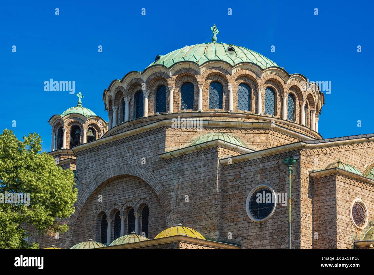 Cathédrale Saint Nedelya, Église orthodoxe orientale à Sofia, Bulgarie Banque D'Images