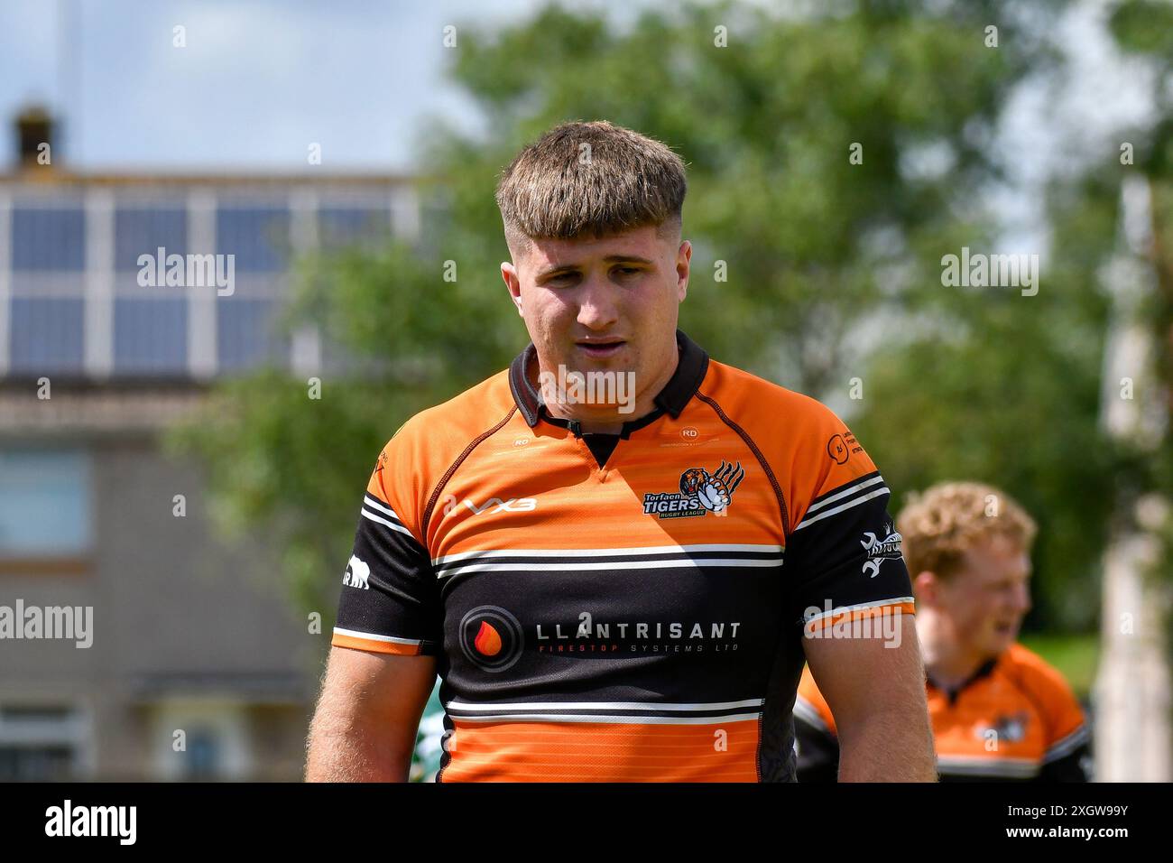Port Talbot, pays de Galles. 6 juillet 2024. Rob Davies des Tigers de Torfaen lors du match de la conférence JES Group Rugby League entre Aberavon Fighting Irish et Torfaen Tigers à Aberavon Harlequins RFC à Port Talbot, pays de Galles, Royaume-Uni, le 6 juillet 2024. Crédit : Duncan Thomas/Majestic Media. Banque D'Images