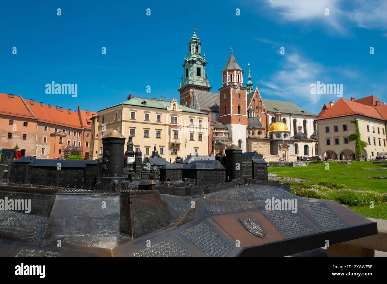 2023-05-22 ; Cathédrale royale du château de Wawel à Cracovie. Pologne. Banque D'Images