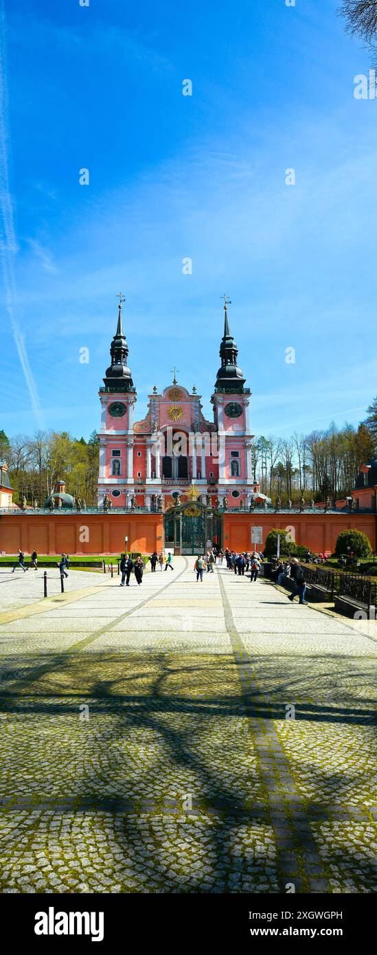 21 04 23 ; Sanctuaire marial Swieolipska basilique de la Visitation de la Bienheureuse Vierge Marie - le village de Swieta Lipka en Warmie et Mazury en Pô Banque D'Images