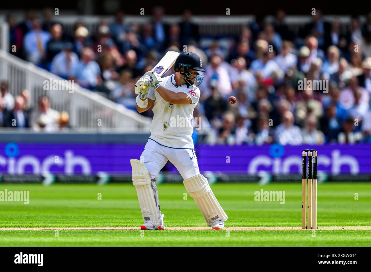 LONDRES, ROYAUME-UNI. 10 juillet, 24. Ben Duckett d'Angleterre en action lors du 1er match de test Rothesay Men vs West Indies au Lord's Cricket Ground le mercredi 10 juillet 2024 à LONDRES EN ANGLETERRE. Crédit : Taka Wu/Alamy Live News Banque D'Images