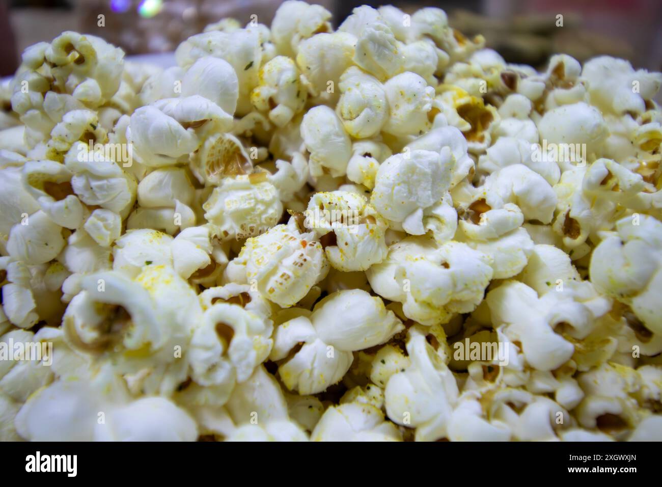Vue rapprochée pour pop-corn Banque D'Images