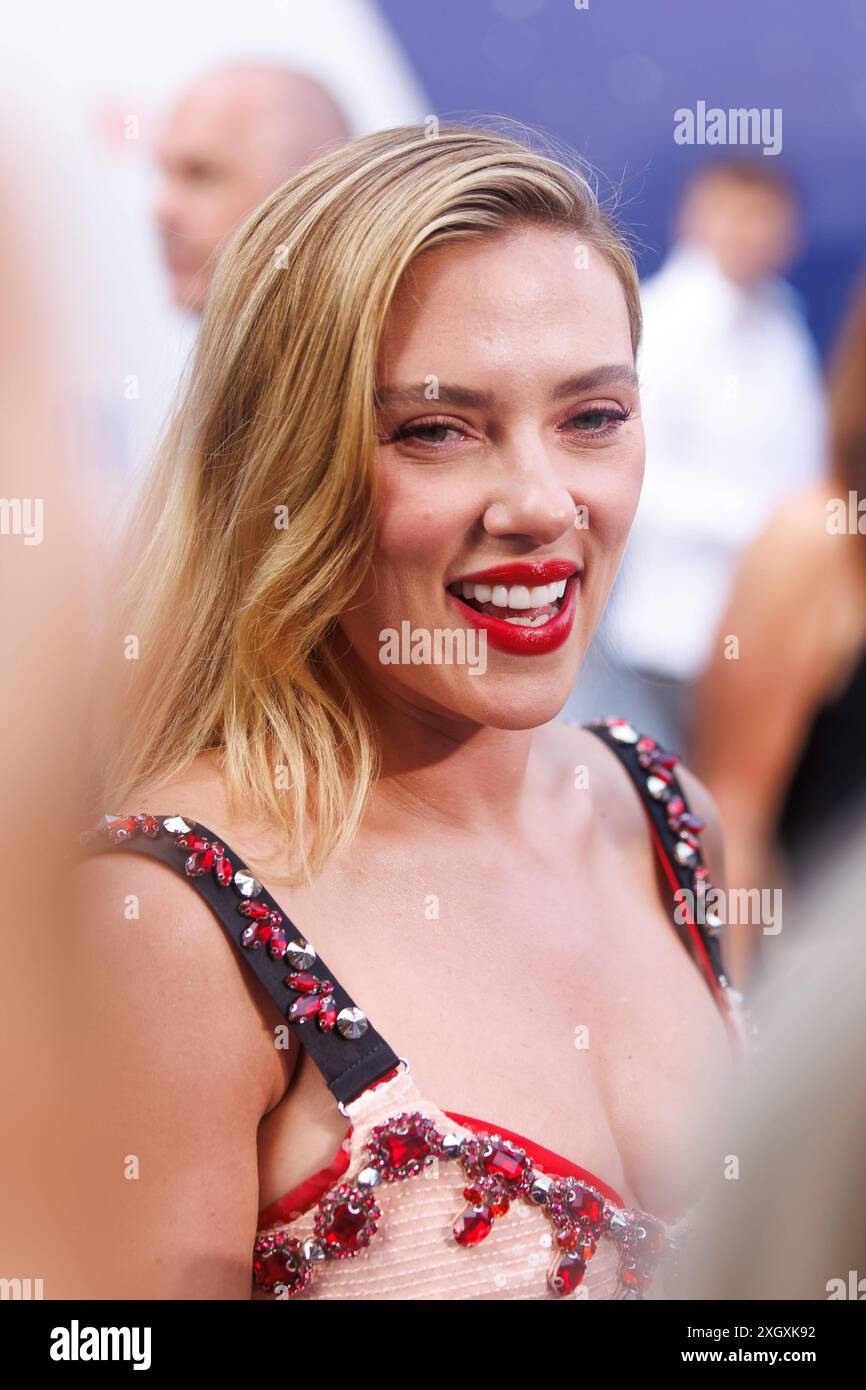 Premiere - To the Moon Scarlett Johansson BEI der Deutschland Premiere zu to the Moon im Zoo Palast AM 10.07.2024 à Berlin. *** Première sur la Lune Scarlett Johansson à la première allemande de To the Moon au Zoo Palast le 10 07 2024 à Berlin Copyright : xEventpressxKochanx Banque D'Images