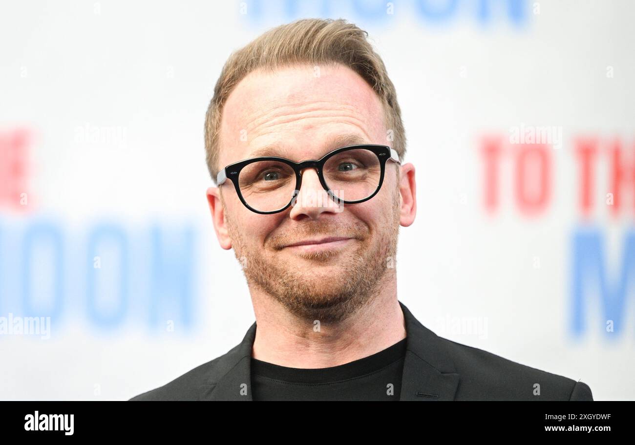 Berlin, Allemagne. 10 juillet 2024. Ralf Schmitz assiste à la première allemande du film 'To the Moon' au cinéma Zoo Palast. Crédit : Jens Kalaene/dpa/Alamy Live News Banque D'Images