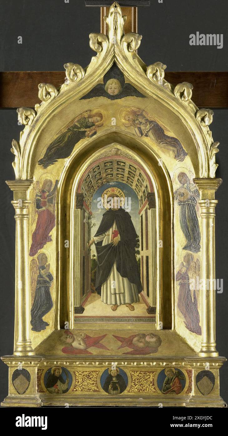 Saint Dominique peinture anonyme non/inconnue valeur Cosimo Rosselli Banque D'Images