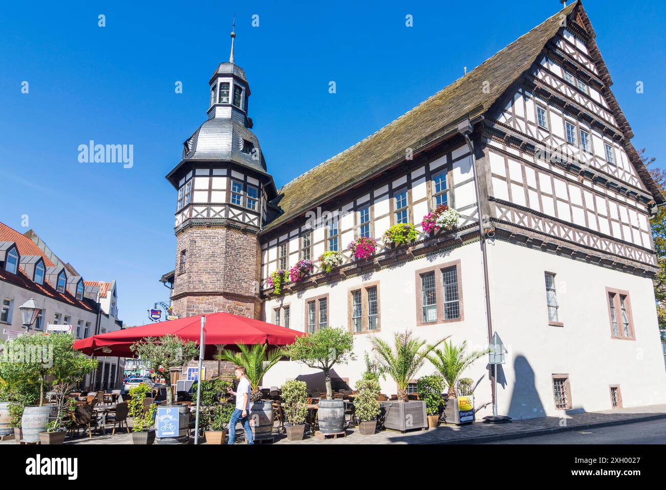 Mairie Höxter Teutoburger Wald Nordrhein-Westfalen, Rhénanie du Nord Allemagne Banque D'Images