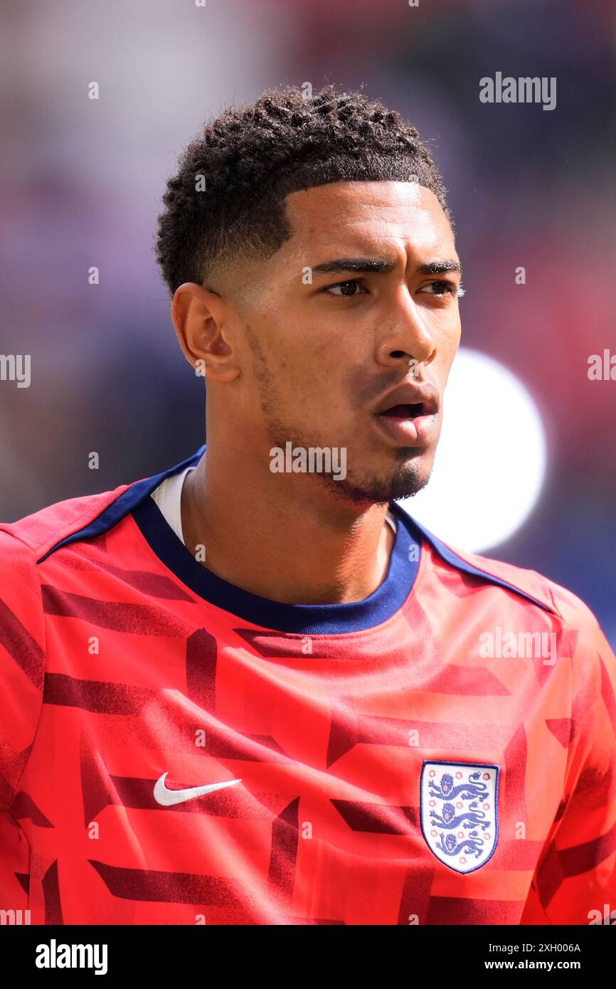 Dusseldorf, Allemagne. 10 juillet 2024. Jude Bellingham de l'Angleterre lors d'un quart de finale entre l'Angleterre et la Suisse au tournoi de football Euro 2024 à Dusseldorf - esprit Arena, Allemagne - vendredi 5 juillet 2024. Sport - Soccer . (Photo de Fabio Ferrari/LaPresse) crédit : LaPresse/Alamy Live News Banque D'Images