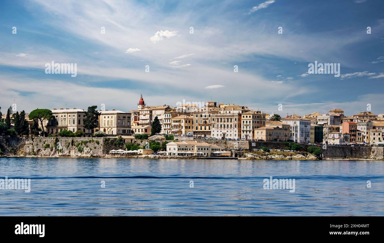 Die Altstadt von Korfu Banque D'Images