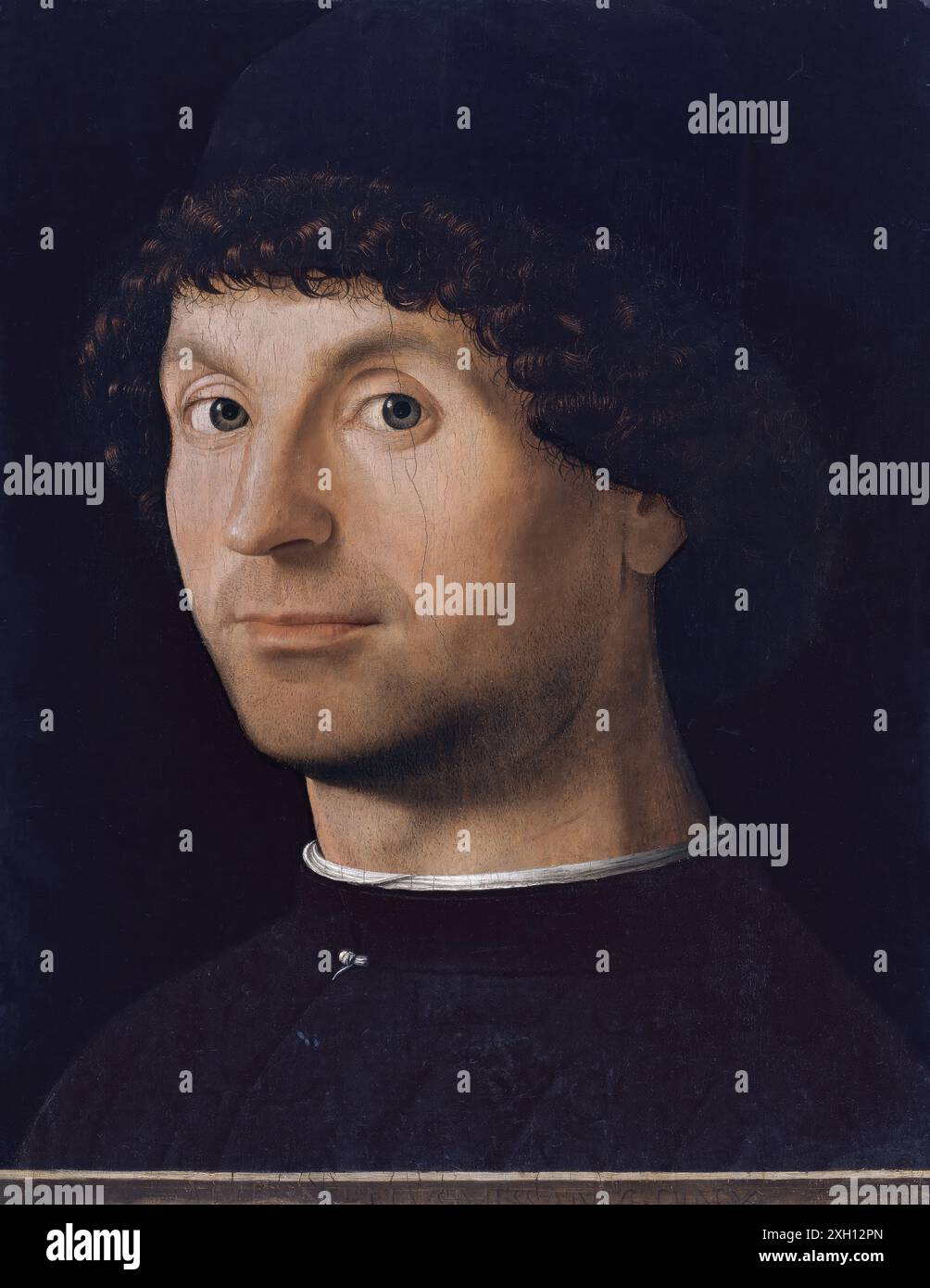 Antonello da Messina – Portrait d'un jeune gentleman Banque D'Images