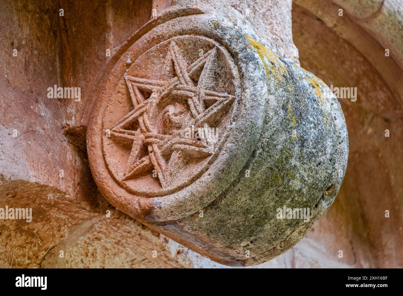 Ermita de Santa Coloma, Albendiego, province de Guadalajara, Espagne Banque D'Images