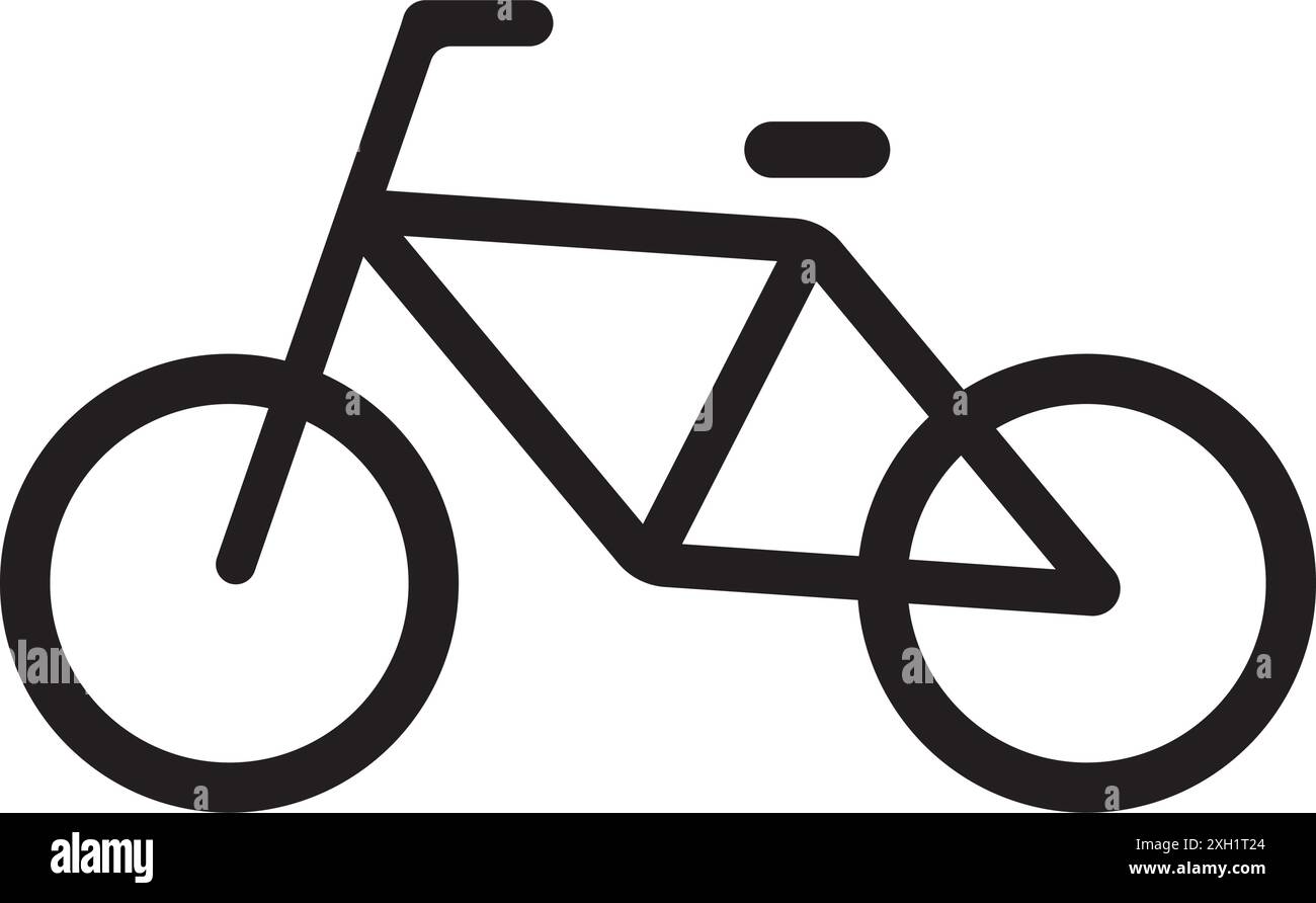 conception de logo d'illustration vectorielle d'icône de vélo Illustration de Vecteur