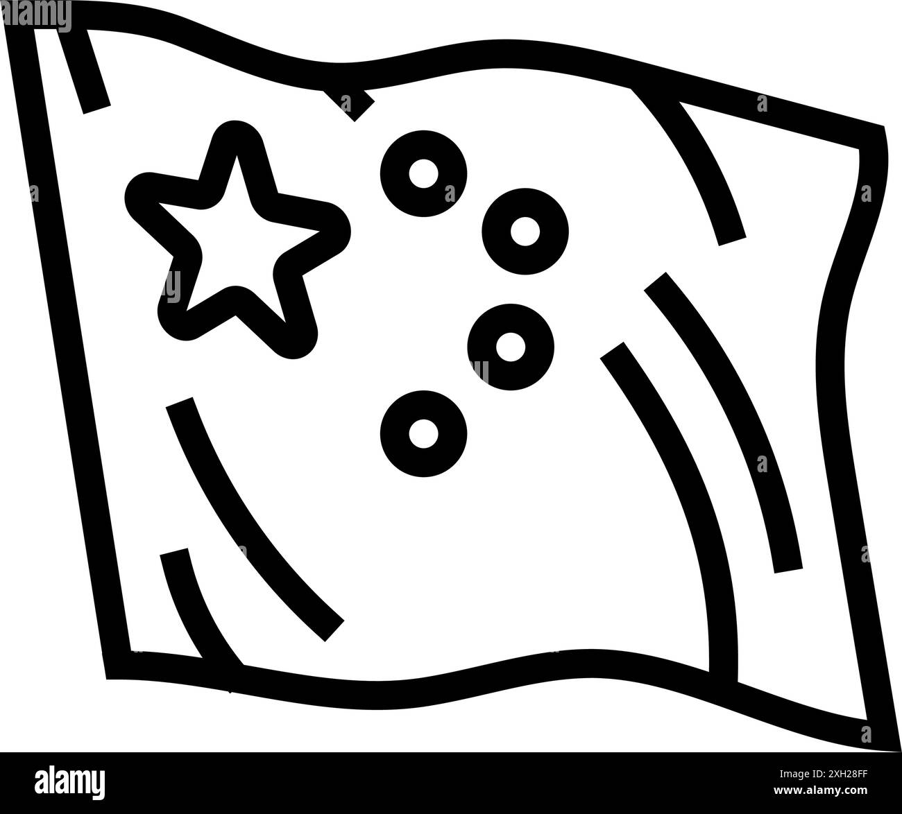 journée nationale de la république populaire de chine illustration vectorielle d'icône de ligne Illustration de Vecteur