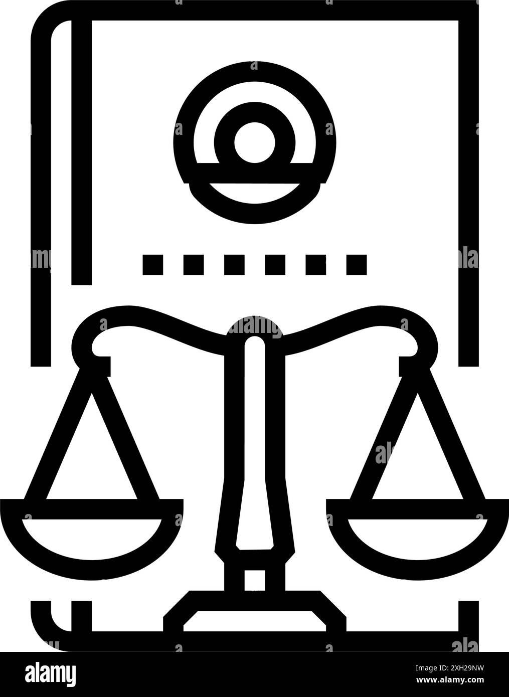 illustration vectorielle d'icône de ligne de vacances chinoise de jour de la constitution nationale Illustration de Vecteur