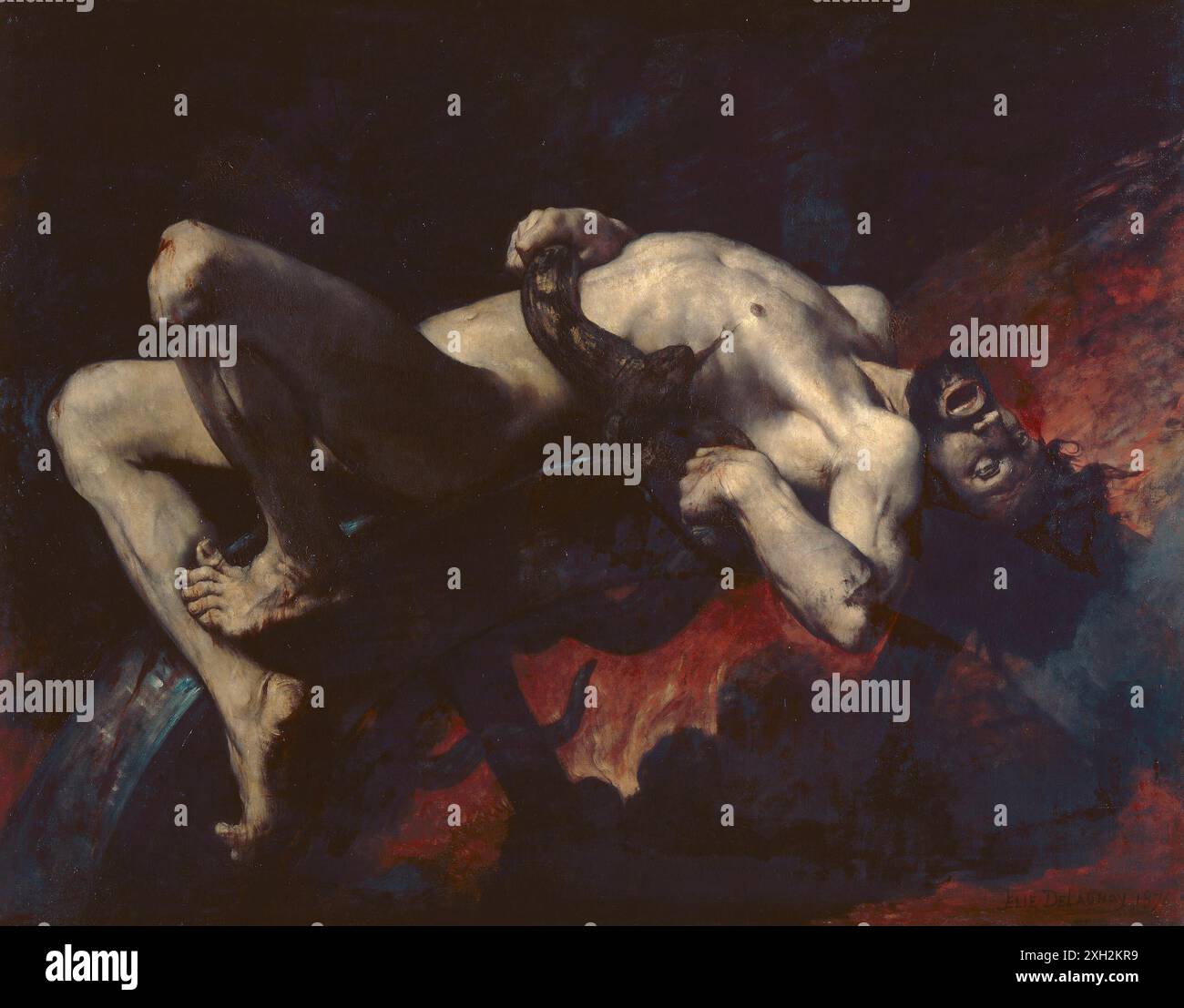 Ixion de Jules-Elie Delaunay, 1876 Banque D'Images