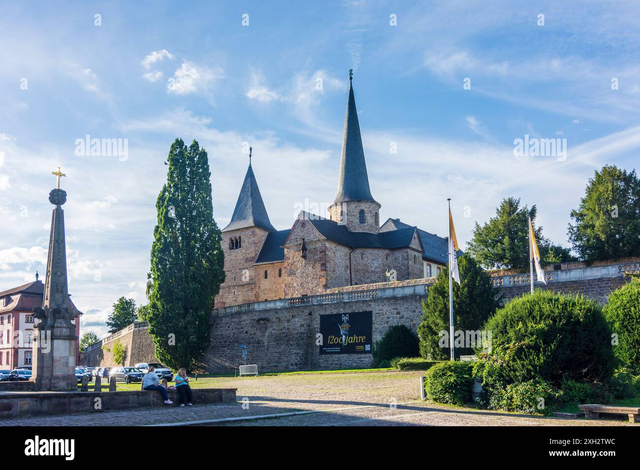 Fulda : Église de Michael à Rhön, Hessen, Hesse, Allemagne Banque D'Images