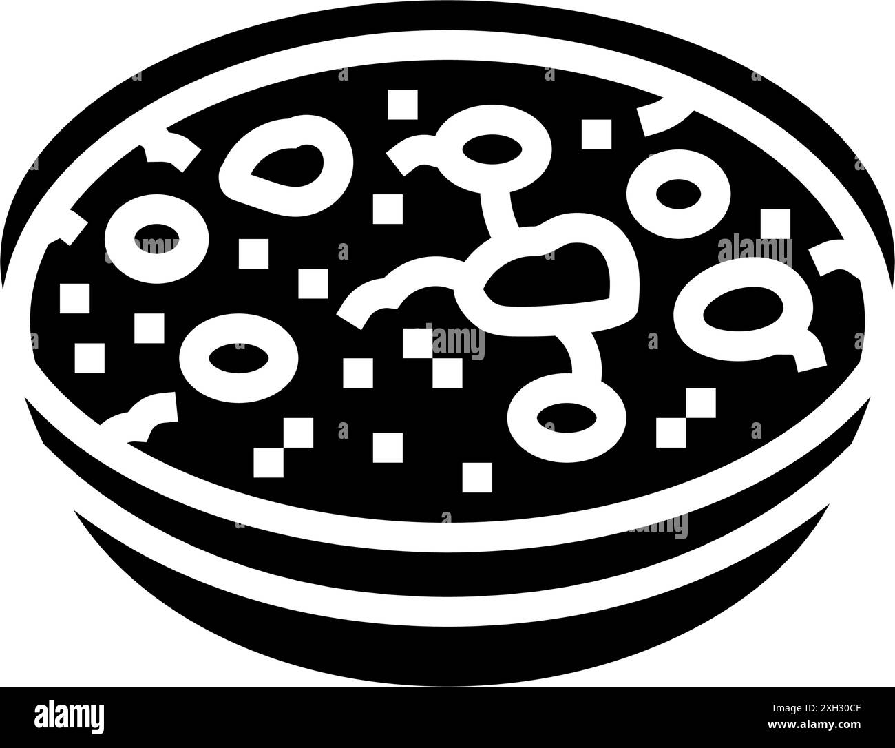 illustration vectorielle d'icône de glyphe de vacances chinois du festival laba Illustration de Vecteur