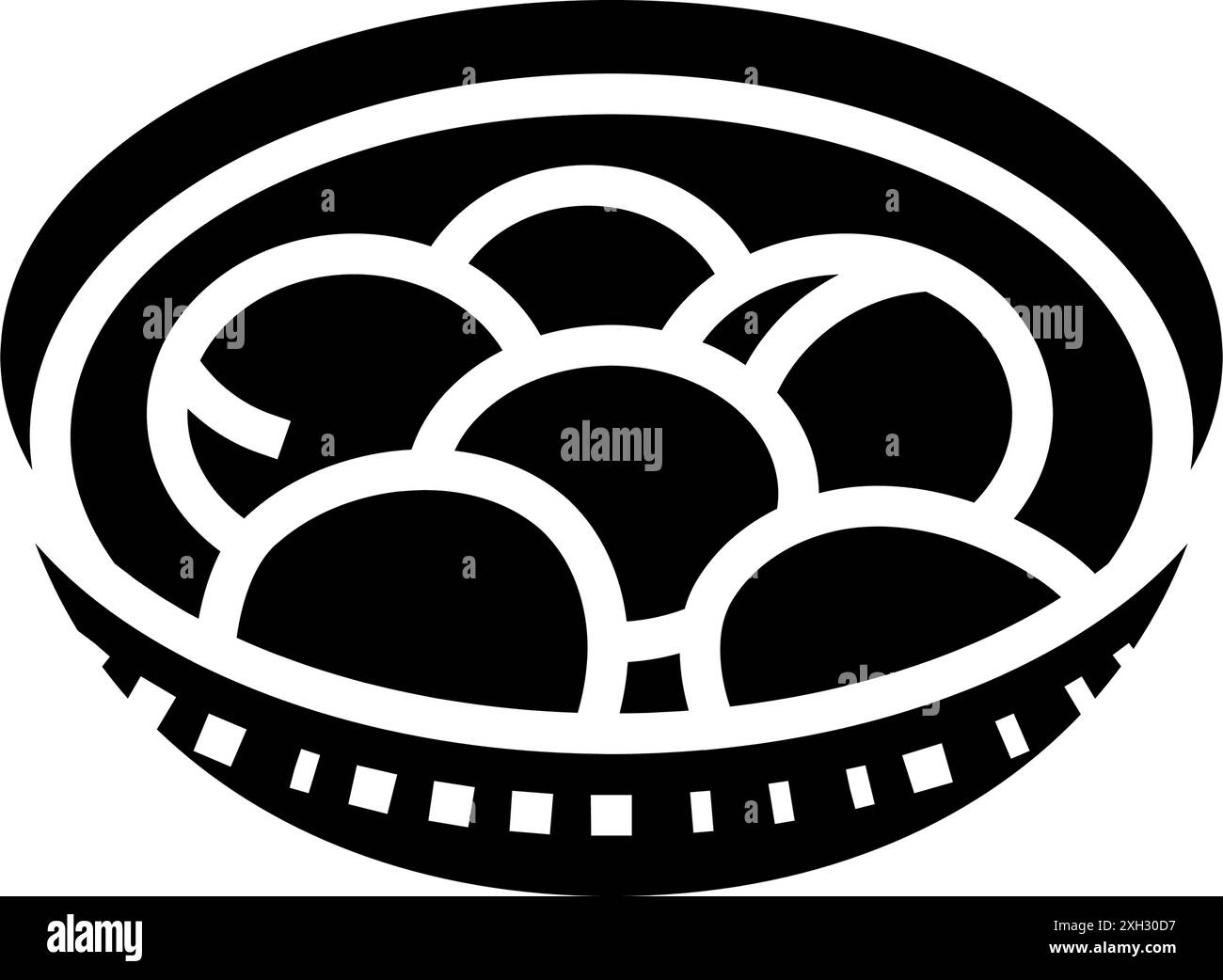illustration vectorielle d'icône de glyphe chinois de vacances de solstice d'hiver Illustration de Vecteur