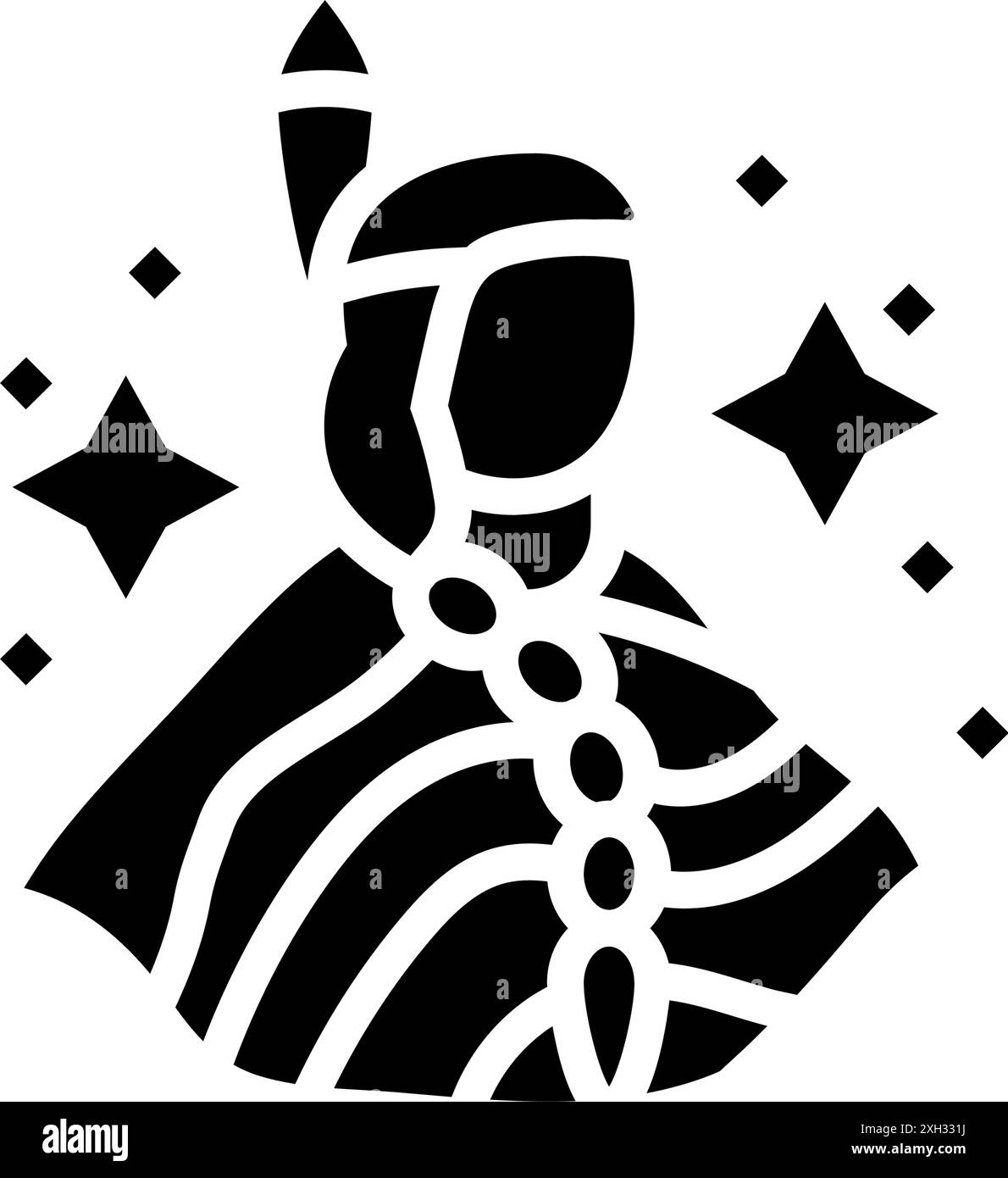 jour des peuples indigènes usa vacances glyphe icône illustration vectorielle Illustration de Vecteur