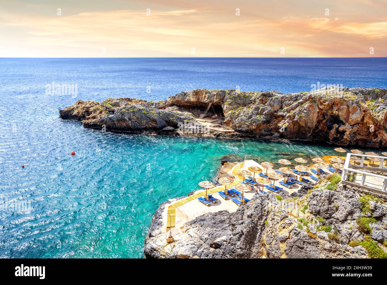 Vieille ville de Chania, île de Crète, Grèce Banque D'Images