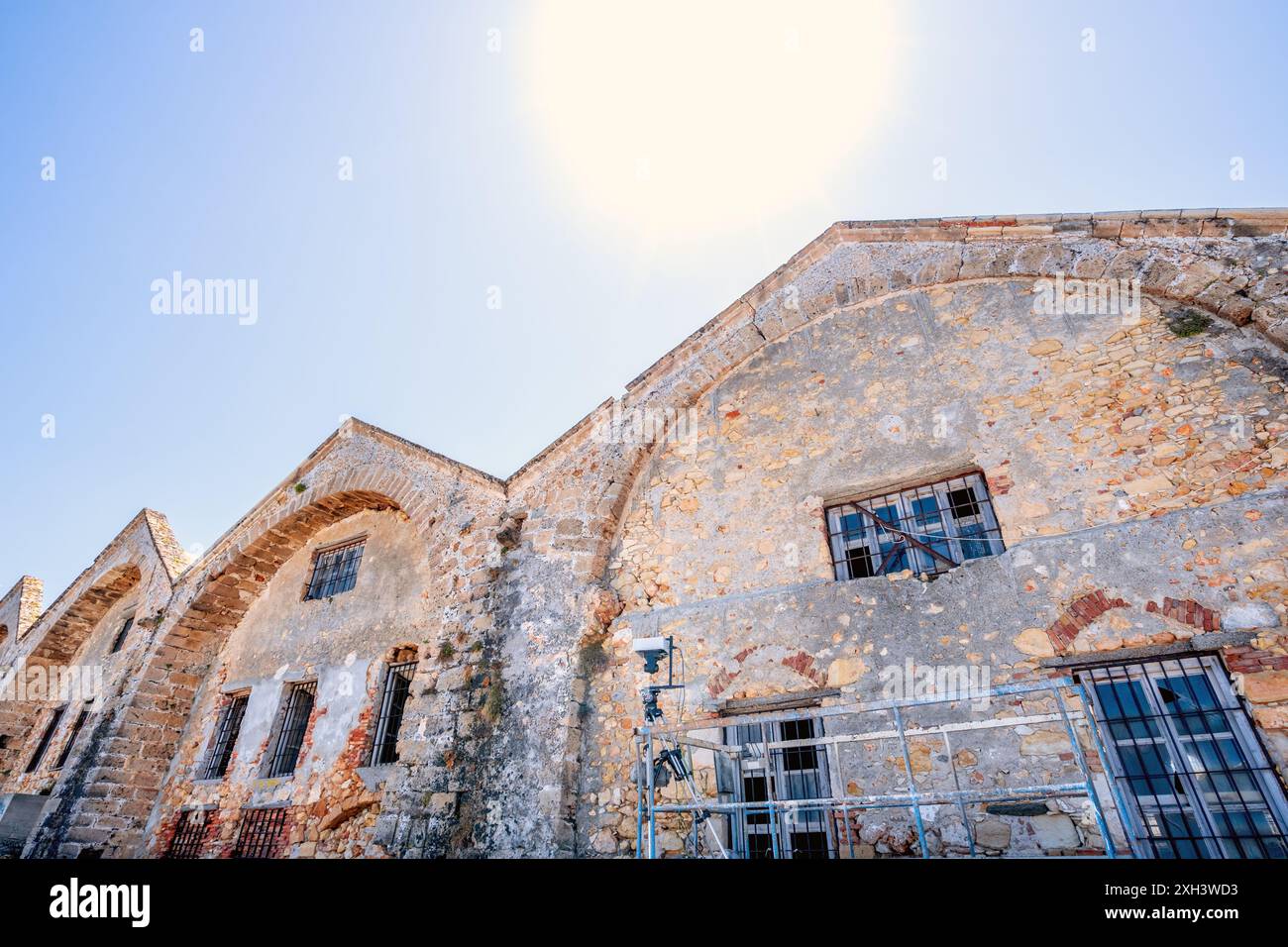 Vieille ville de Chania, île de Crète, Grèce Banque D'Images