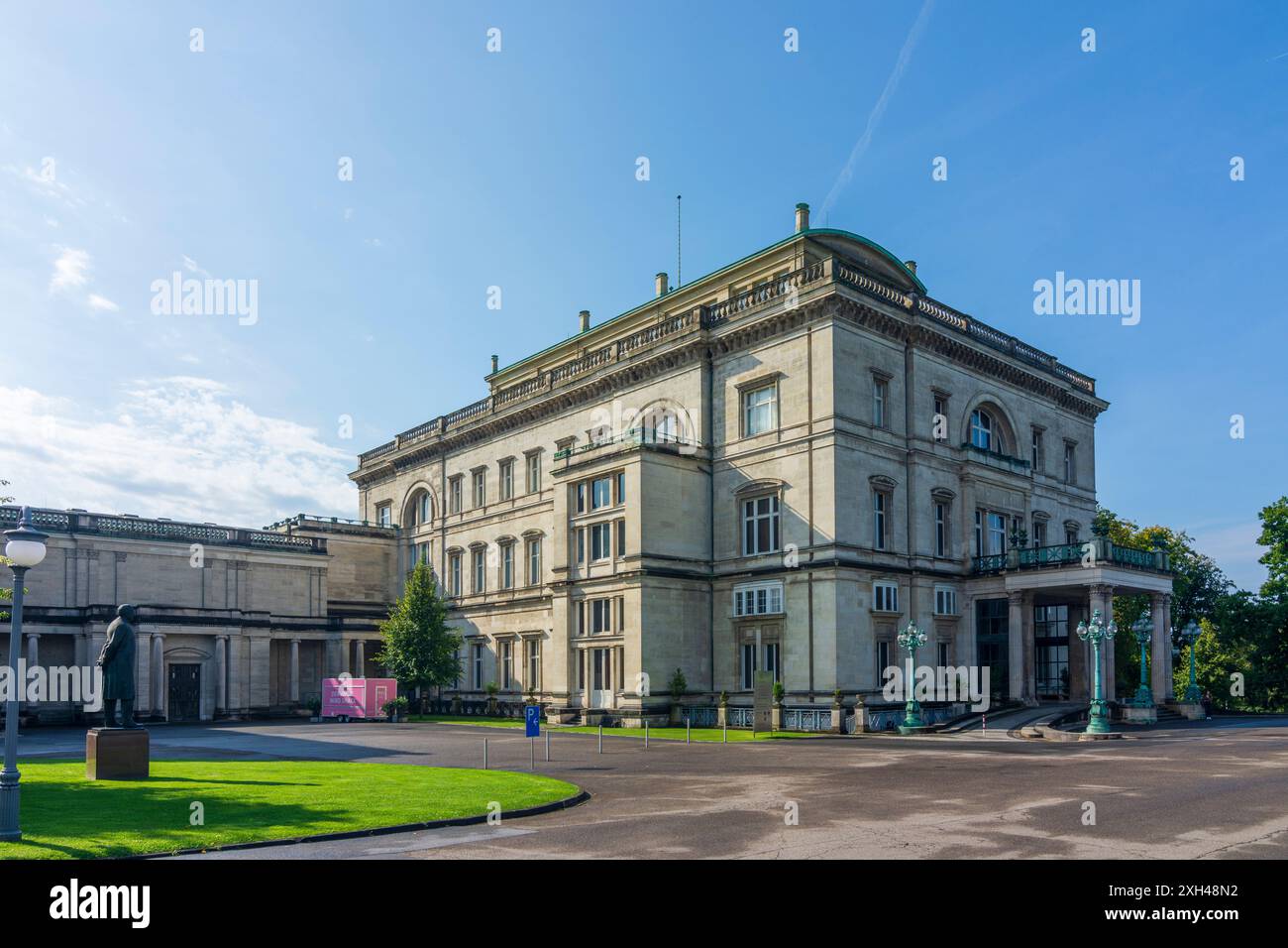 Essen : Villa Hügel à Ruhrgebiet, Rhénanie du Nord-Westphalie, Allemagne Banque D'Images