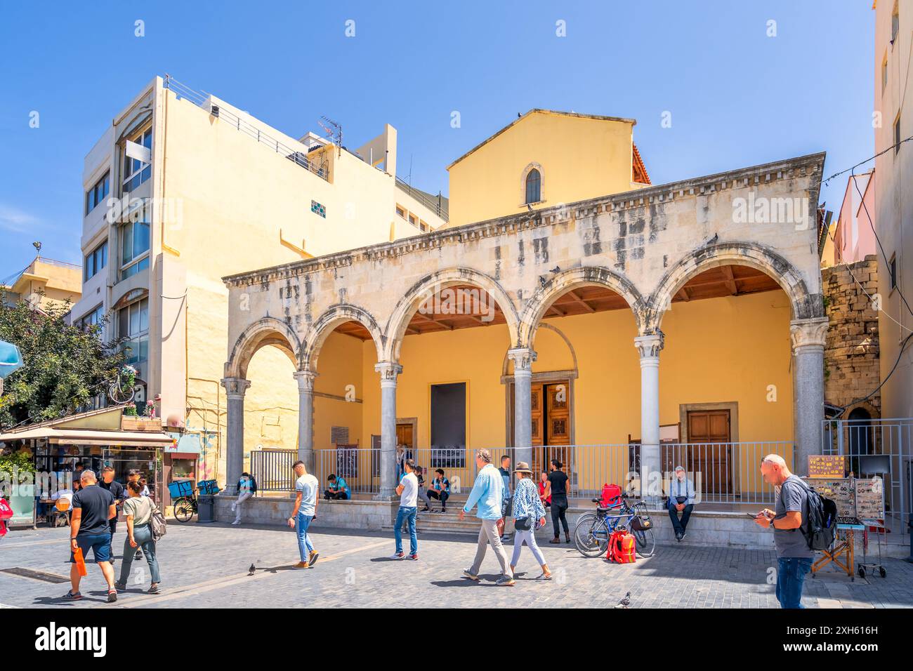 Vieille ville d'Héraklion, île de Crète, Grèce Banque D'Images