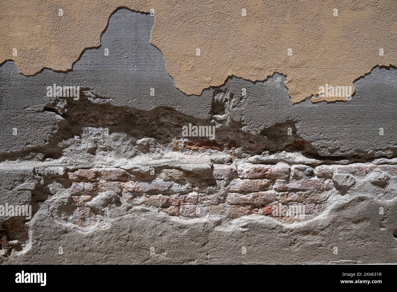 Briques en ruine, Venise, Italie Banque D'Images