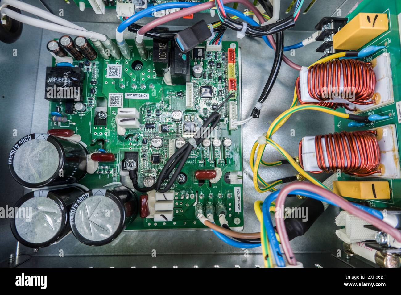 Circuit imprimé d'un système de commande de pompe à chaleur, Allemagne Banque D'Images