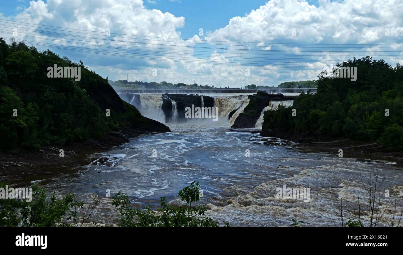 Parc des chutes-de-la-Chaudière, Lévis, province de Québec, Canada, Amérique du Nord Banque D'Images