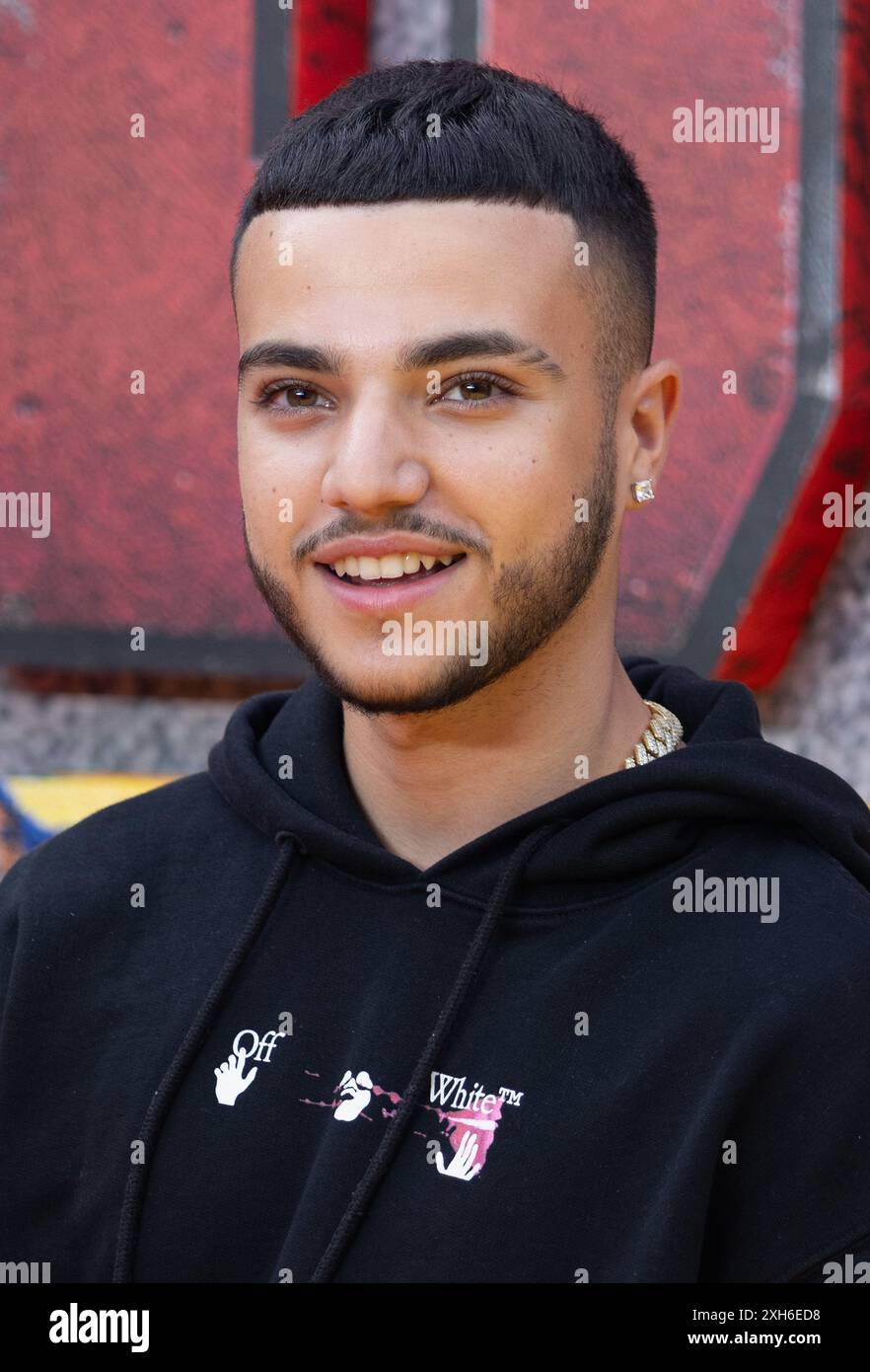 Londres, Royaume-Uni. 11 juillet 2024. Junior Andre assiste aux arrivées Deadpool & Wolverine UK Sneak Peek Event à l'Eventim Apollo à Hammersmith à Londres, Angleterre, Royaume-Uni. Crédit : S.A. / Alamy Live News Banque D'Images