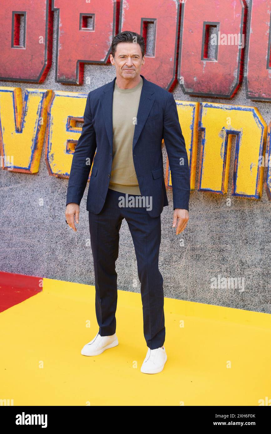 Londres, Royaume-Uni. 11 juillet 2024. Hugh Jackman assiste à l'événement Deadpool & Wolverine UK Sneak Peek Event Arrivals à l'Eventim Apollo à Hammersmith à Londres, Angleterre, Royaume-Uni. Crédit : S.A. / Alamy Live News Banque D'Images