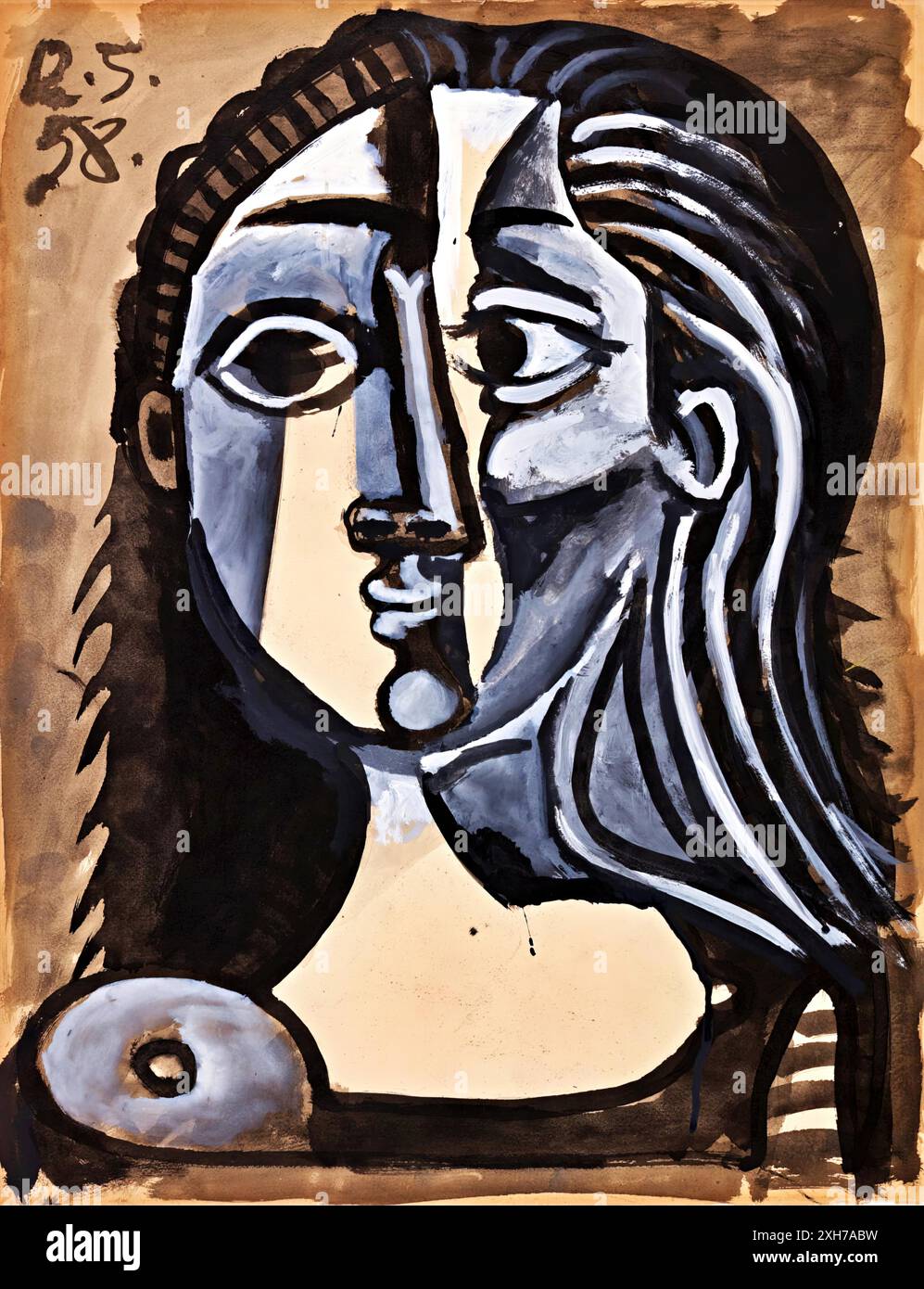 Pablo Picasso Head Woman Banque D images Vectorielles Alamy pablo-picasso-head-woman-banque-d-images-vectorielles-alamy
