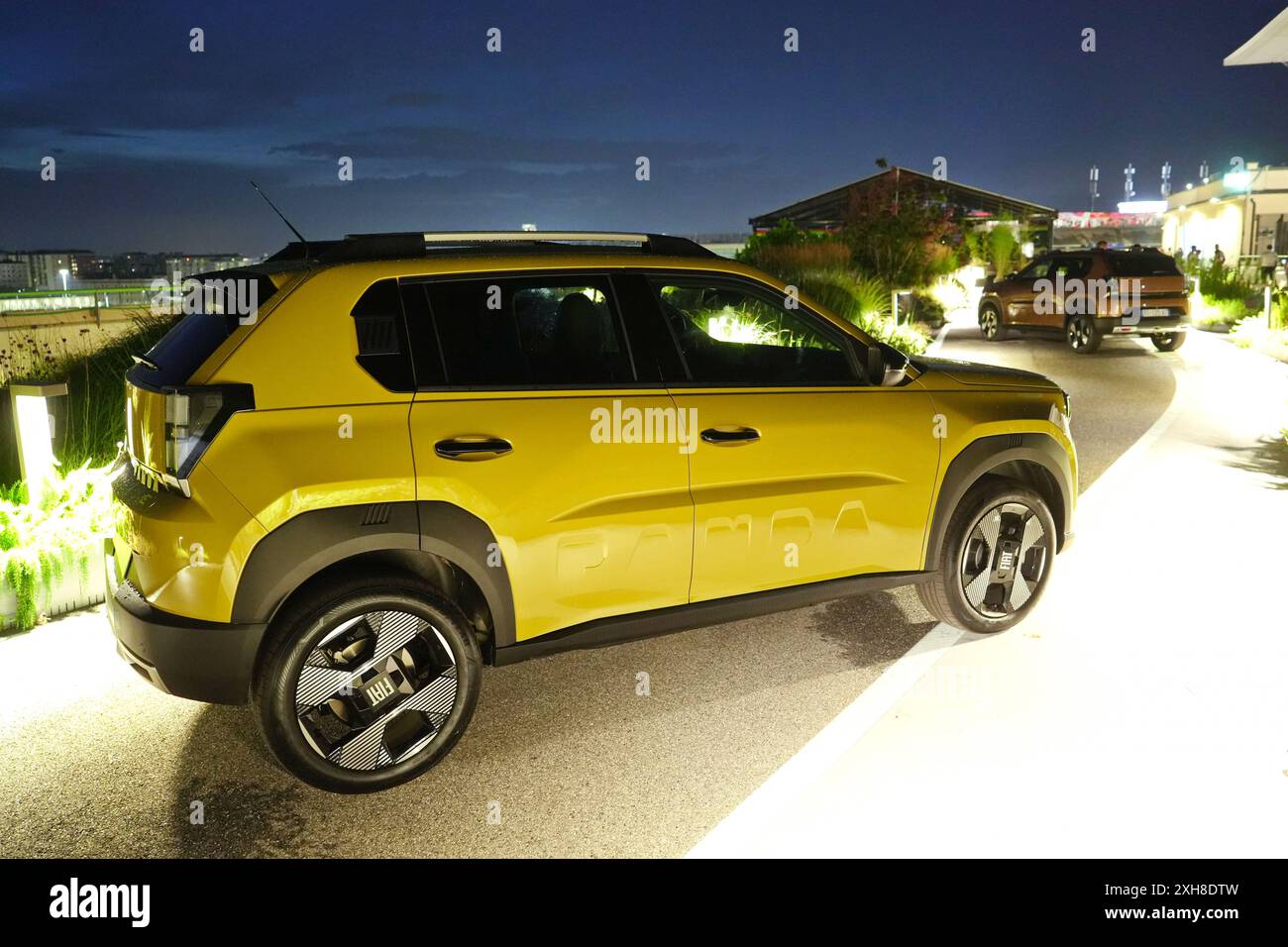 Turin, Italie - 11 juillet 2024 première présentation publique de la nouvelle Fiat Grande Panda 2024 Banque D'Images