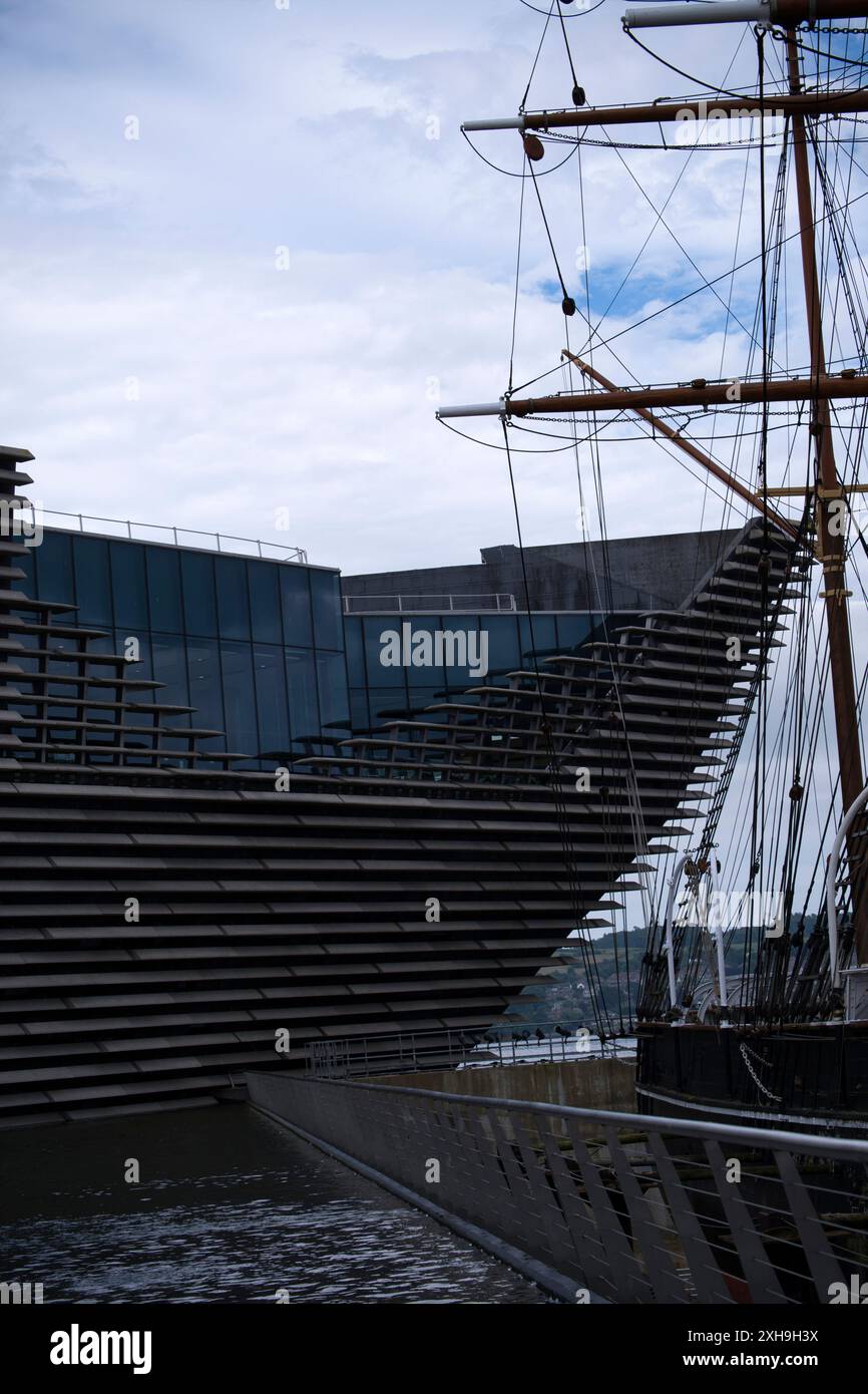 Navire RRS Discovery à Dundee, en Écosse Banque D'Images